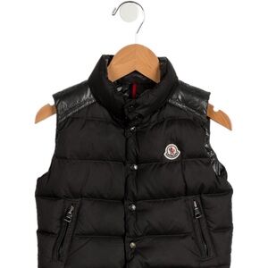 Moncler Black Puffer Vest for Kids